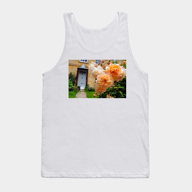 Blockley Village Cottage Cotswolds Gloucestershire Tank Top by AndyEvansPhotos